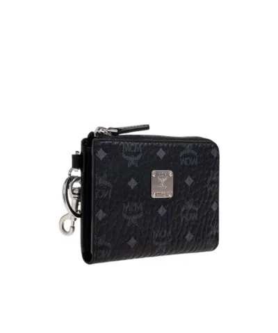 Mcm Logo Wallet In Black