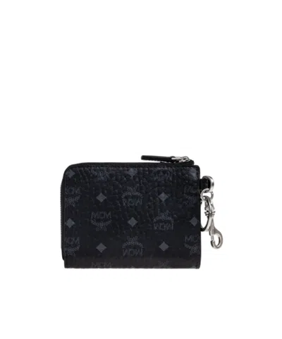 Mcm Logo Wallet In Black