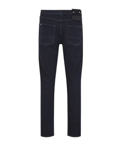 Stone Island Regular-straight-fit Five-pocket Jeans With Rinsed Finish In Blue