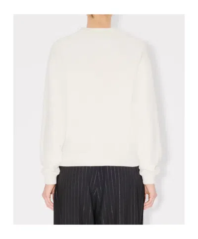 Kenzo Rabbit-print Sweatshirt In White