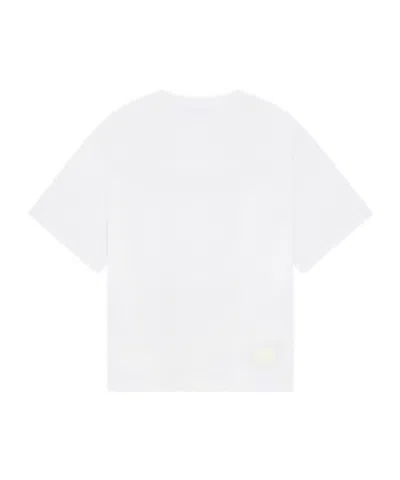 We11 Done White Large Basic Logo T-shirt In Multi
