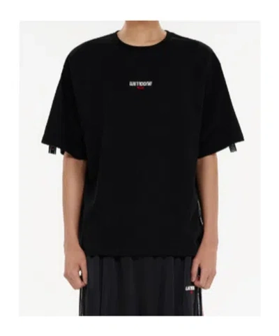 We11 Done Round-neck T-shirt In Black