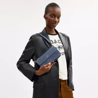 Coach Elora Top Handle Crossbody Bag In Blue