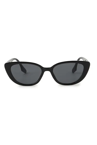 Cupshe Low Profile Black Sunglasses In Black