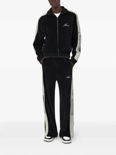 Amiri Stone Island Hoodie Sweater In Black