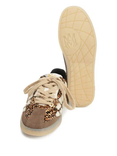 Amiri Leopard Pacific Bones Sneakers In Multi