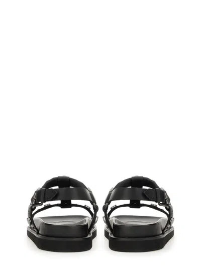 Ash Ugo Sandal In Black