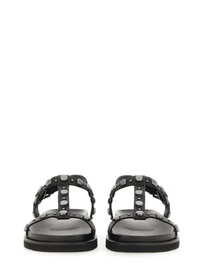 Ash Ugo Sandal In Black