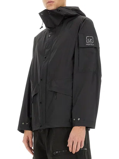 C.p. Company C.p.company Hooded Jacket In Black