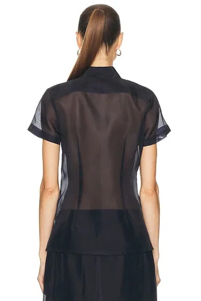 Polo Ralph Lauren Button Front Shirt In Black