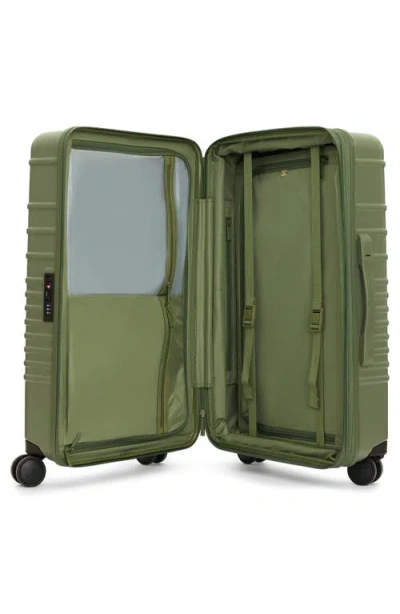 Beis Medium Check-in Roller In Olive In Green