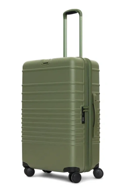 Beis Medium Check-in Roller In Olive In Green