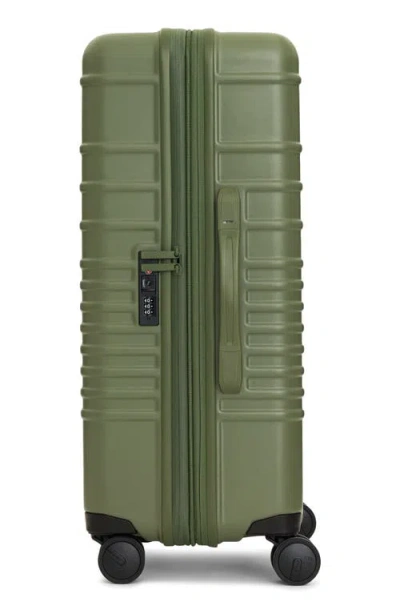 Beis Medium Check-in Roller In Olive In Green
