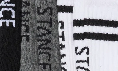 Stance Core 3-pack Crew Socks In Multi