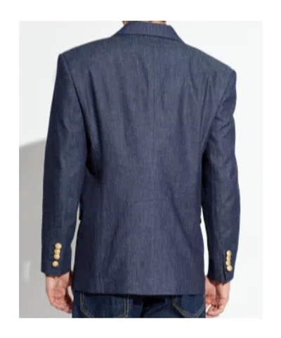 Dsquared2 Double-breasted Blazer In Blue