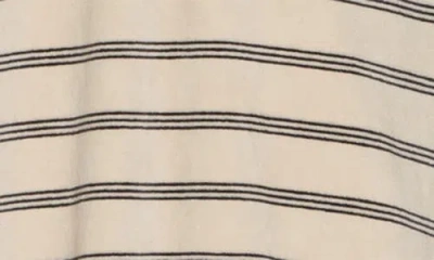 Obey Laurel Stripe Long Sleeve Polo In Neutral