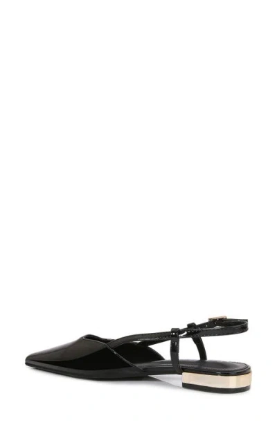 Berness Cass Pointed Toe Flat In Black
