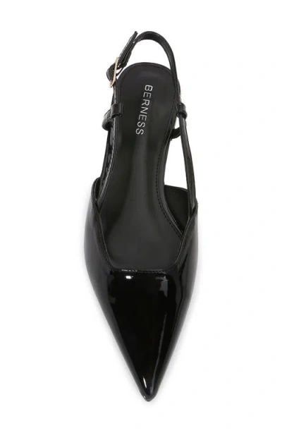 Berness Cass Pointed Toe Flat In Black