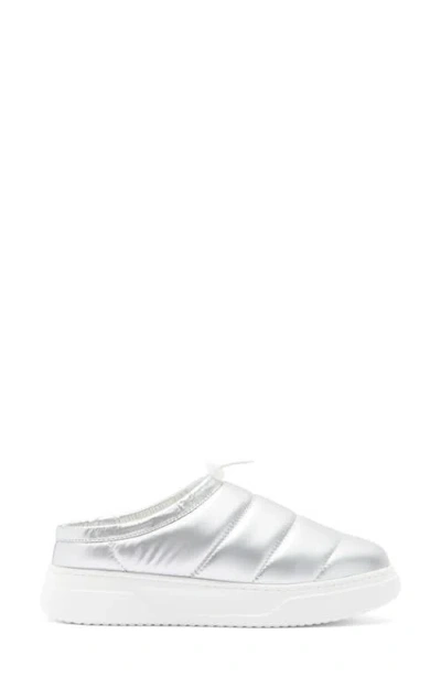 Jslides Coco Slip On Sneaker In Silver