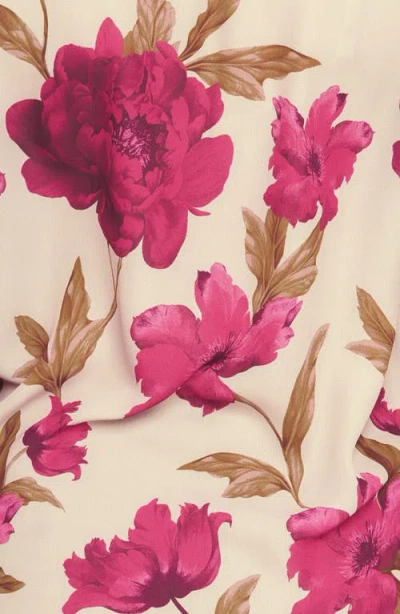 Flying Tomato Button Front Long Sleeve Top In Brown