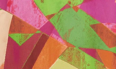 Flying Tomato Long Sleeve Woven Top In Multi