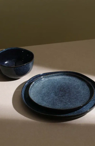 Stone Lain Mirella Stoneware 24-piece Dinnerware Set In Blue