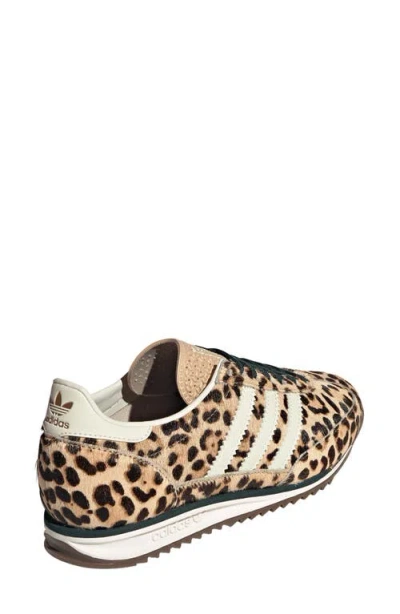 Adidas Originals Sl 71 Og Leopard-pattern Sneakers In Brown