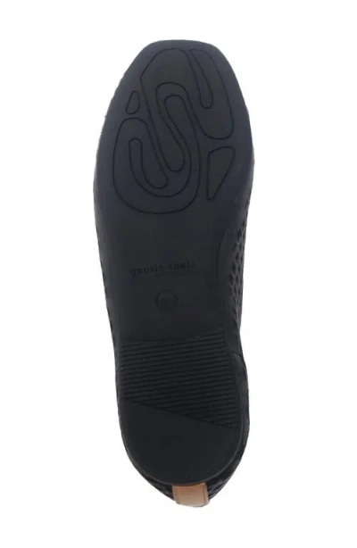Gentle Souls Willow Perf Ballet Flat In Black