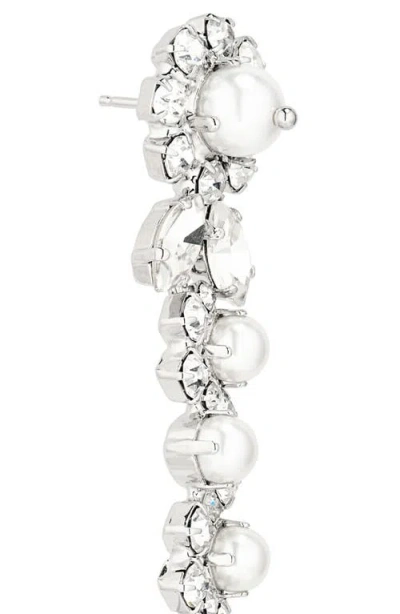 Simone Rocha Drip Drop Earrings In Silver