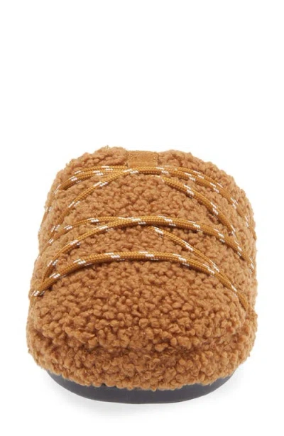 Moon Boot Teddy Slipper Bedroom Linen And Nightwear Brown