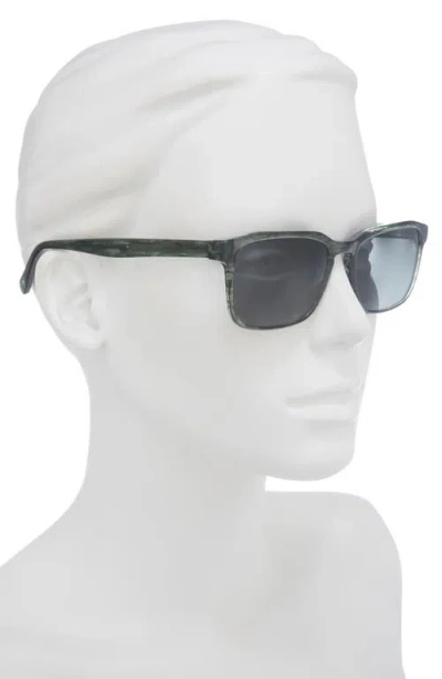 Eyebobs Seymour Glass 52mm Polarized Rectangular Sunglasses In Green