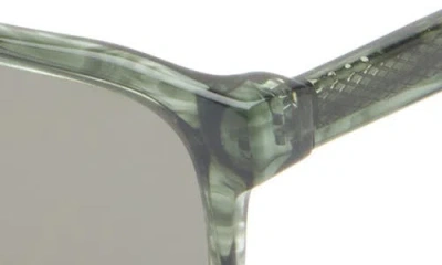 Eyebobs Seymour Glass 52mm Polarized Rectangular Sunglasses In Green