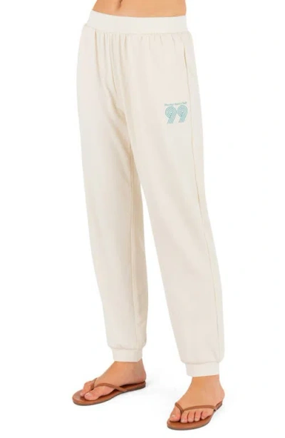 Hurley Rollers Crop Sweatpants In White