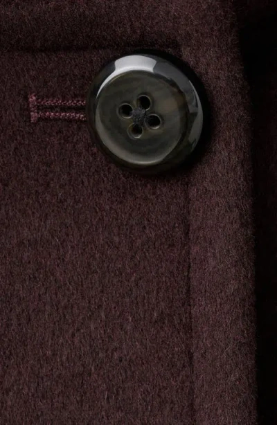 Mango Wool Blend Crop Jacket In Brown