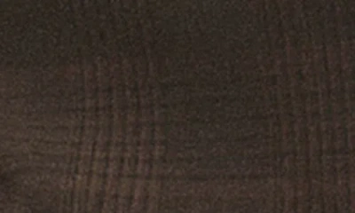 Mango Check Asymmetric Front Miniskort In Brown