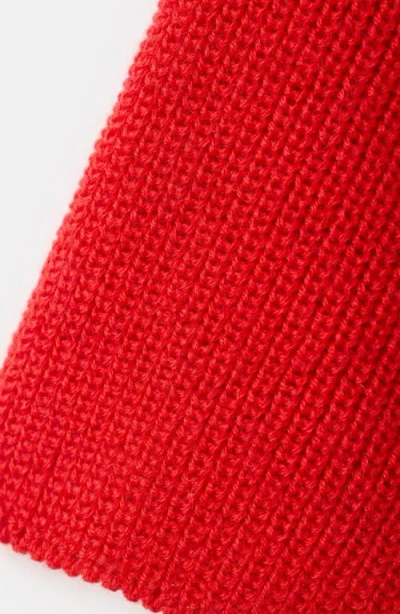Mango Three-quarter Sleeve Sweater In Red