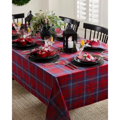 Solino Home Linen Tablecloth In Red