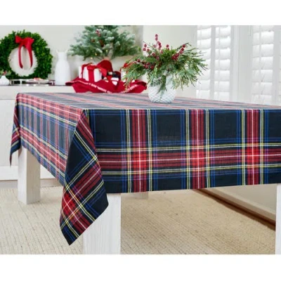 Solino Home Linen Table Throw In Blue