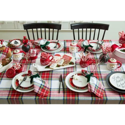 Solino Home Linen Tablecloth In Red