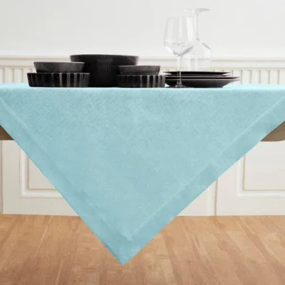 Solino Home Linen Table Throw In Blue