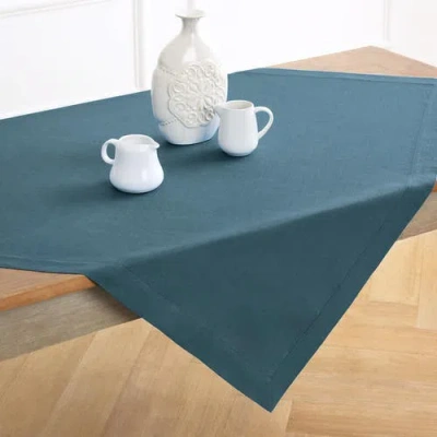 Solino Home Linen Table Throw In Blue