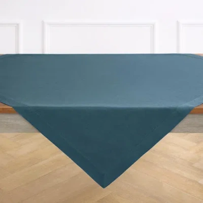 Solino Home Linen Table Throw In Blue