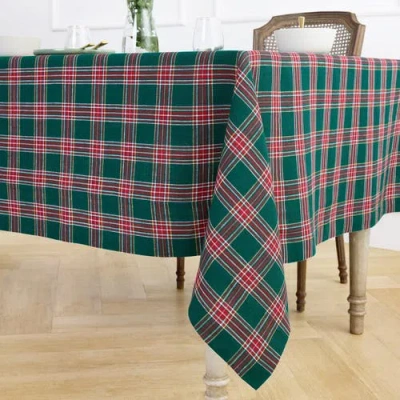 Solino Home Linen Tablecloth In Green