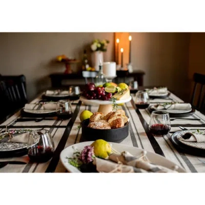 Solino Home Linen Table Runner In Multi