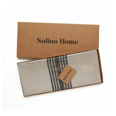 Solino Home Linen Table Runner In Multi