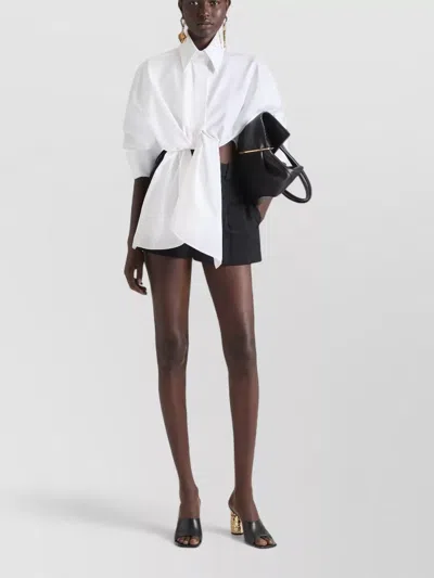 Givenchy Pinch Squeezed Horizontal Tote Bag In Nappa Leather In Black