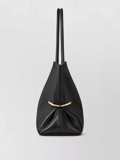 Givenchy Pinch Squeezed Horizontal Tote Bag In Nappa Leather In Black