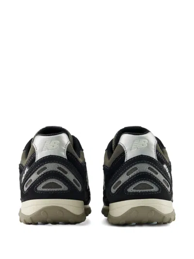 New Balance Womens Black Magnet 204l Suede And Mesh Trainers In Multi