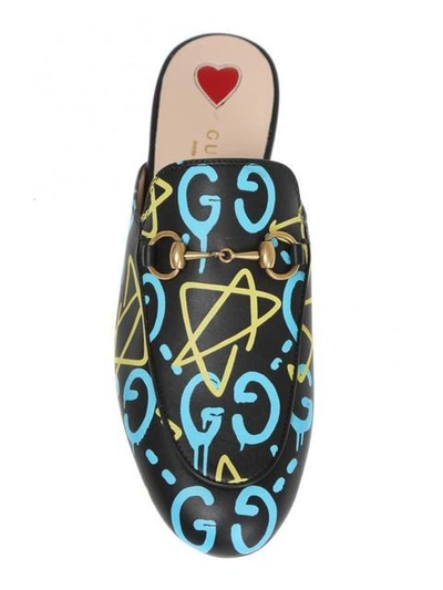 Shop Gucci Ghost Princetown Slippers