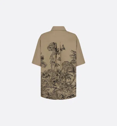 Dior Iviera Short-sleeved Jacket In Brown